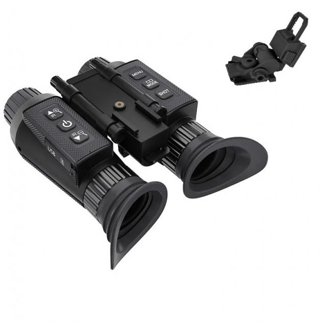 Бінокуляр прилад нічного бачення NV8300 Super Light HD 36MP 3D (до 300м) з кріпленням FMA L4G24 на шолом - зображення 2