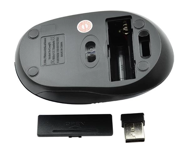 Миша бездротова Wireless Mouse G-108 чорно-синій - зображення 3