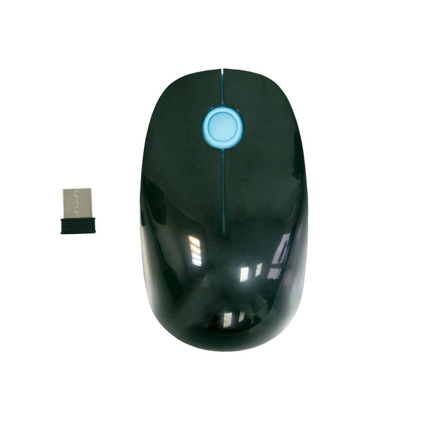 Мышь беспроводная Wireless Mouse G-217 чёрно-синий - Фото 2 Мышь беспроводная Wireless Mouse G-217 чёрно-синий - изображение 2