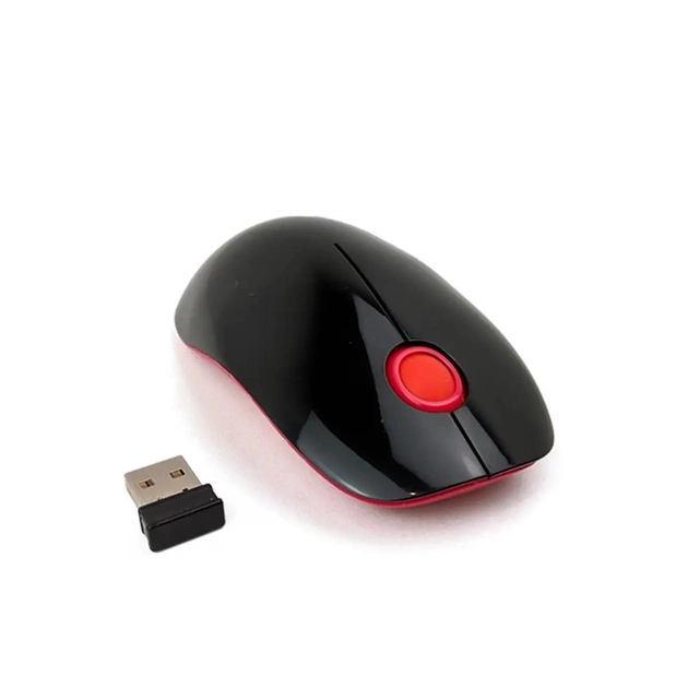 Мышь беспроводная Wireless Mouse G-217 чёрно-красный - изображение 3