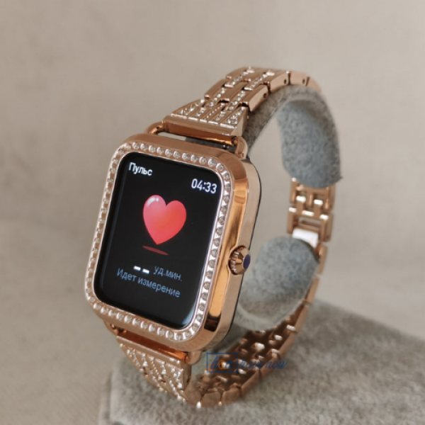 Смарт-годинник Smart Watch DTX - Pro MAX голосовий помічник тонометр дисплей 1.59 дюйма два ремінці золотий (DTX 0174387) - зображення 9