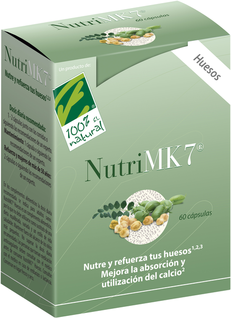 Дієтична добавка 100% Natural NutriMK7 Huesos 60 капсул (8437019352066) - зображення 1