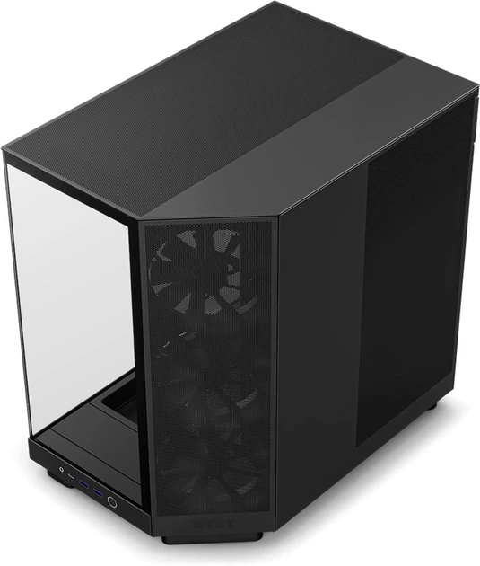 Obudowa NZXT H6 Flow All Black (CC-H61FB-01) - Zdjęcie 3 Obudowa NZXT H6 Flow All Black (CC-H61FB-01) - obraz 3