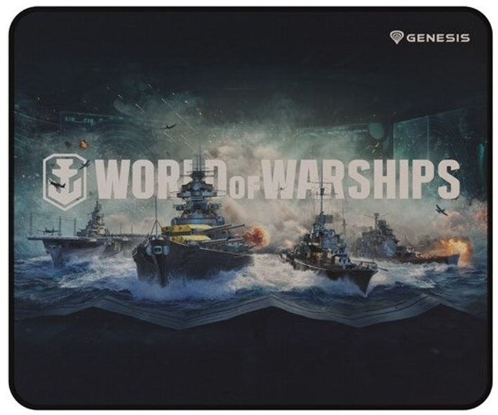 Podkładka gamingowa Genesis Carbon 500 World of Warships Armada Black (NPG-1736) - obraz 1