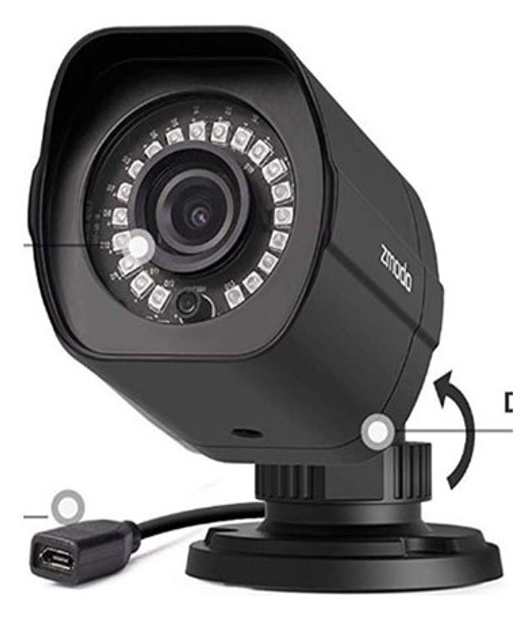 Zestaw do monitoringu wideo Zmodo ZS 2004B 1TB HDD (0889490014113) - obraz 3