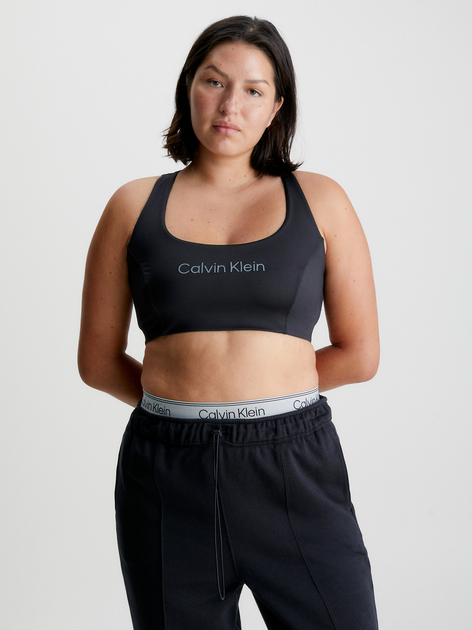 Спортивний топ для фітнесу жіночий Calvin Klein 00GWS3K119-BAE XS Чорний (8720107264557) - зображення 3