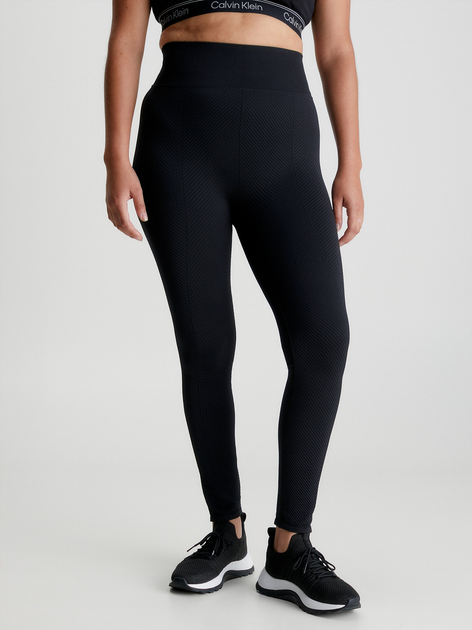 Legginsy sportowe damskie Calvin Klein 00GWS3L607-BAE M Grafitowe (8720107272729) - obraz 3