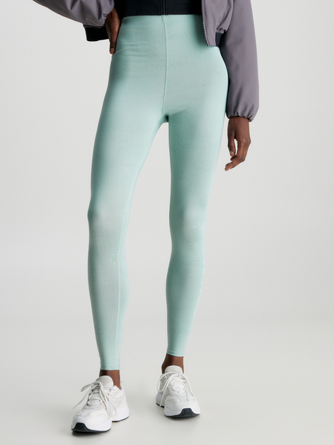 Спортивні легінси жіночі Calvin Klein 00GWS3L608-GTO XS Бірюзові (8720108323475) - зображення 1