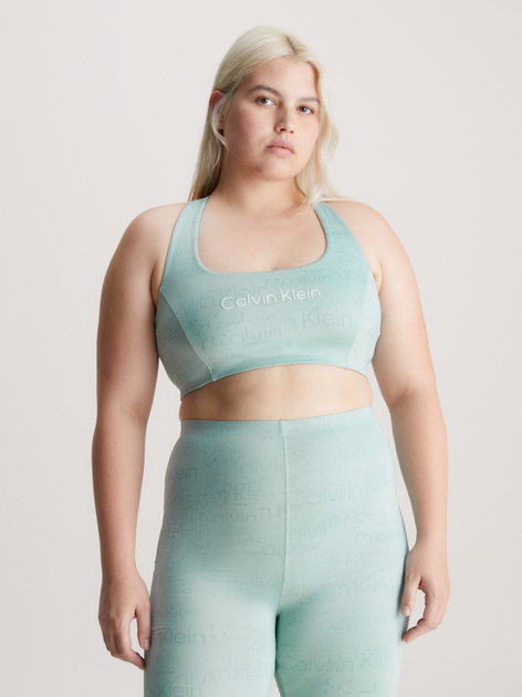 Спортивний топ для фітнесу жіночий Calvin Klein 00GWS3K125-GTO M Бірюзовий (8720108324670) - зображення 3