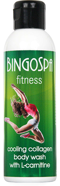 Żel pod prysznic Bingospa Fitness Cooling Collagen Body Wash With L-Carnitine 150 ml (5901842006630) - obraz 1