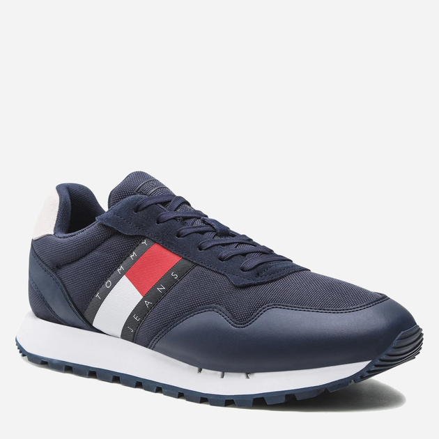 Buty sportowe na platformie do kostki męskie Tommy Hilfiger EM0EM01081-C87-BDS 41 Granatowe (8720641613156) - obraz 2