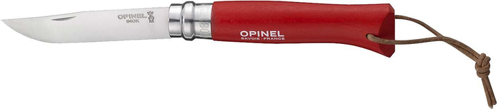 Нож Opinel №8 Trekking красный,204.63.39 - изображение 1