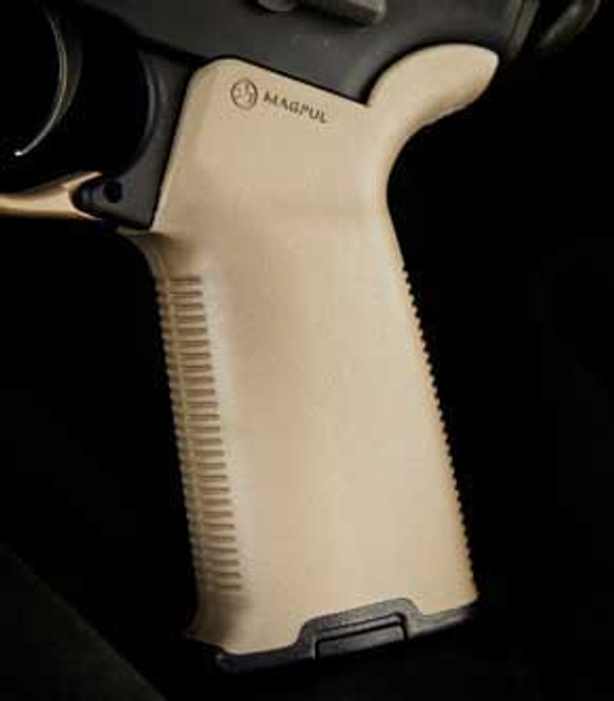 Пістолетна рукоятка Magpul MOE+ Grip AR15 M16, колір пісочний - зображення 2