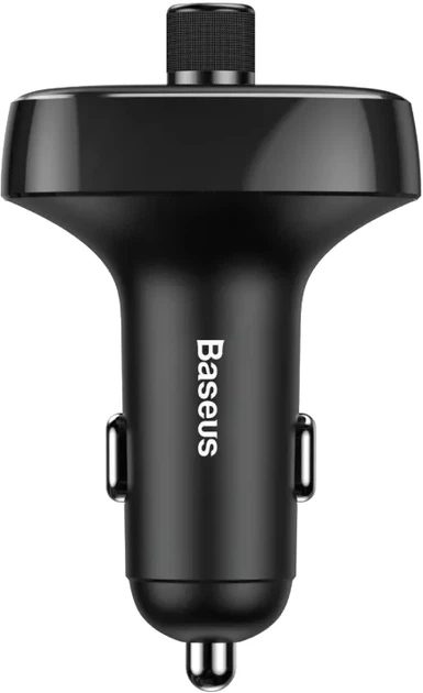 Transmiter FM Baseus FM Launcher S-09 2.4 A 2 USB (CCMT000301) - obraz 2