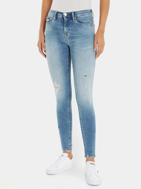 Джинси Skinny жіночі Tommy Jeans DW0DW16043-1AB 28/30 Сині (8720644476697) - зображення 1