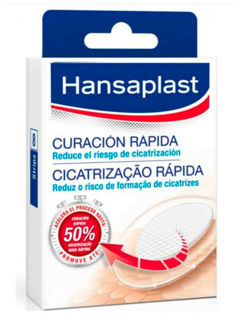 Перев'язувальна марля Hansaplast Rapid Healing Dressings 7.5 × 7.5 см 8 шт (4005800225086) - зображення 1