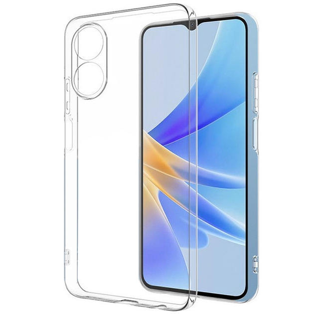 Чехол на Oppo A17 / для оппо А17 (transparent) прозрачный – фото ...