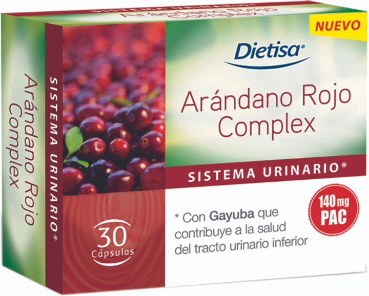 Дієтична добавка Dietisa Arandano Rojo Complex 30 капсул (3175681204836) - зображення 1