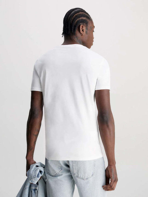 Koszulka męska Calvin Klein Jeans J322511 M Biała (8720108054614) - obraz 2