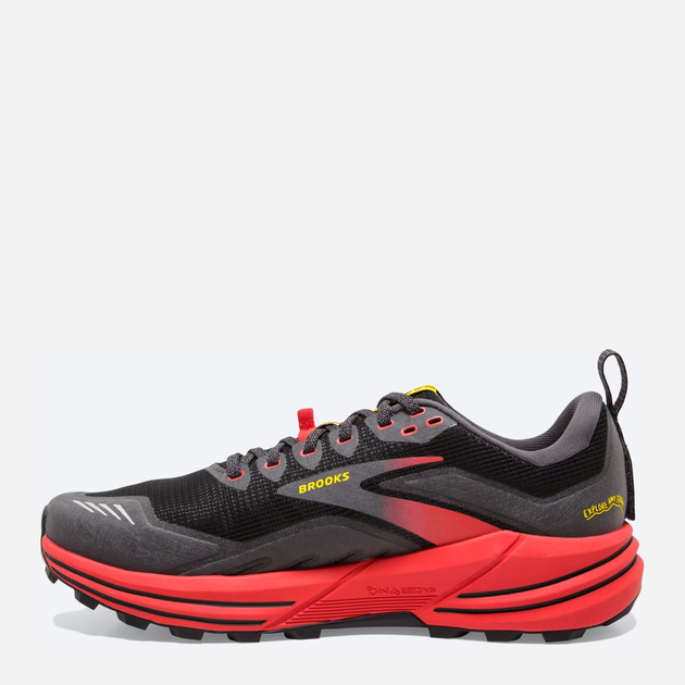 Buty do biegania męskie Brooks Cascadia 16 1103761D-035 46 (12US) 30 cm Czarne z czerwonym (195394033823) - obraz 4
