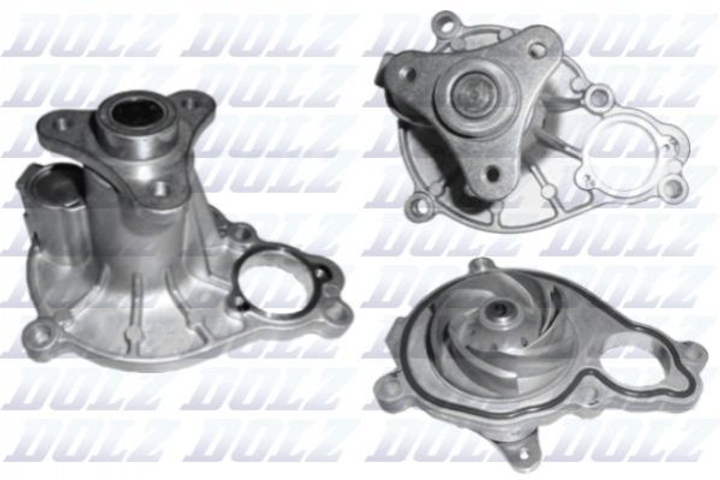 Водяной насос DOLZ B255 BMW 3 Series, X3, 4 Series, 7 Series, 1 Series, 5 Series, 2 Series 11518575695, 11518592238, 11518638026 - изображение 1