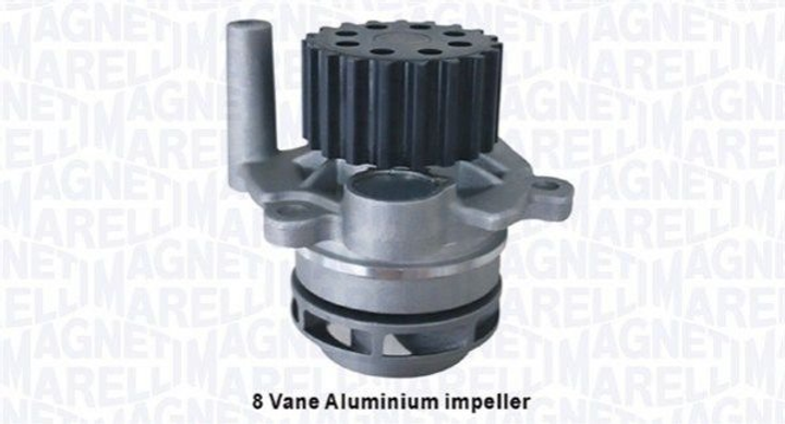 Водяной насос MAGNETI MARELLI 352316171218 Audi Q5, TT, Allroad, A3, A4, Q3, A1, A5, A6 03L121011, 03L121011C, 03L121011H - изображение 1