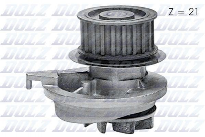 Водяной насос DOLZ O128 Opel Astra, Kadett, Vectra 1334038, 1334017, 90281612 - изображение 1