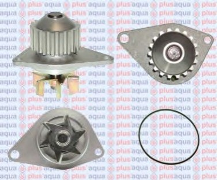 Водяной насос AQUAPLUS 857110 Citroen Berlingo, C3, Nemo, Xsara, C2; Peugeot Partner, 207, 206, 306, Bipper, 307 1201G0, 1609417080, 9631169188 - изображение 1