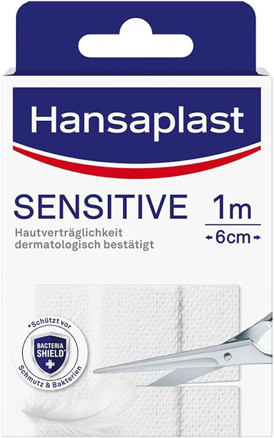 Plaster medyczny Hansaplast Dressings Med Sensitive Strip 6 cm x 1 m (4005800088537) - obraz 1
