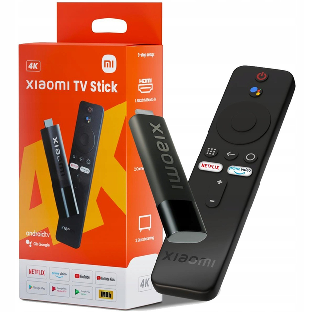 Smart-stick медиаплеер Xiaomi TV Stick 4K MDZ-27-AA (PFJ4122EU) – фото ...