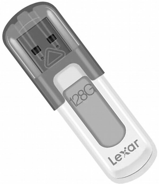 Флеш пам'ять Lexar JumpDrive V100 128GB USB 3.0 Grey (843367119561) - зображення 1