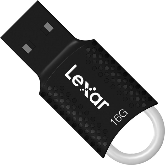 Pendrive Lexar JumpDrive V40 16GB USB 2.0 Czarny (843367105182) - obraz 1