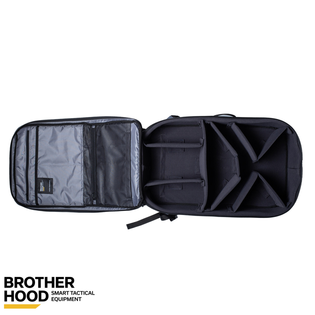 Рюкзак для дронов защитный тактический универсальный для силовых структур Brotherhood Серый L 30л (OPT-49001) - изображение 2