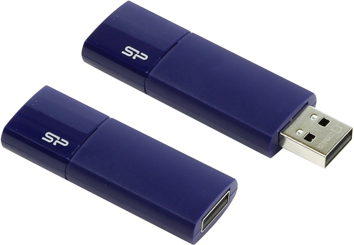 Флеш пам'ять Silicon Power Ultima U05 16GB USB 2.0 Blue (4712702632569) - зображення 1