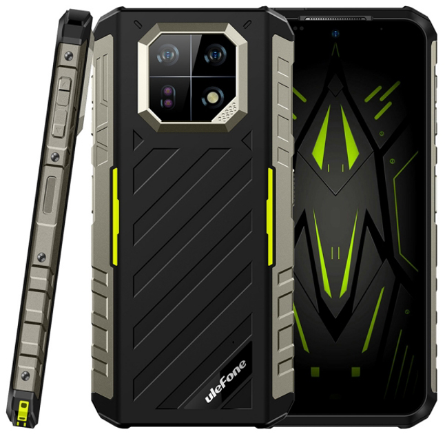 Smartfon Ulefone Armor 22 8/128GB Black-Green (6937748735540) - obraz 2