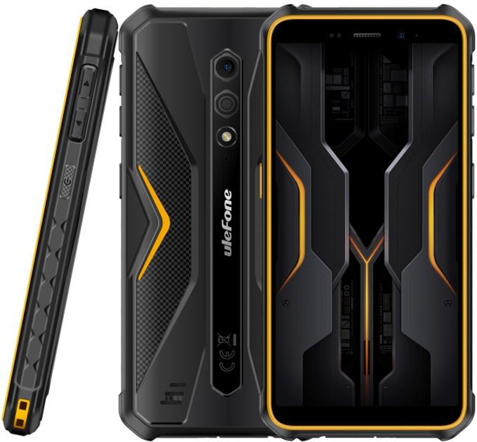 Smartfon Ulefone Armor X12 Pro 4/64GB Black-Orange (6937748735519) - obraz 2