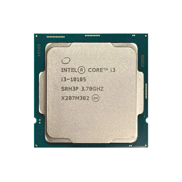Процесор INTEL Core i3-10105 (4C/8T, 3.7GHz, 6MB, LGA1200) TRAY - изображение 1