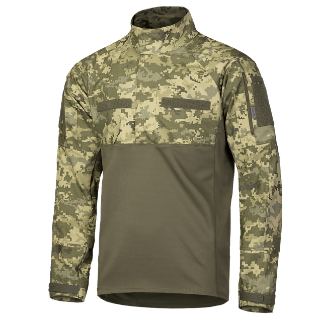 Рубашка тактическая боевая универсальная для силовых структур CM Blitz Камуфляж/Олива (7020), XL (OPT-24931) - изображение 1