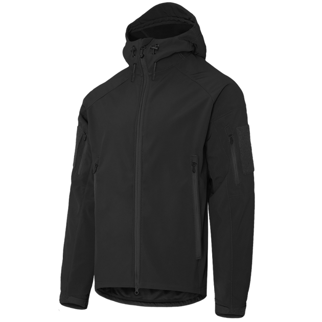 Куртка тактическая износостойкая облегченная для силовых структур SoftShell 2.0 Черный (6583), L (OPT-30681) - изображение 1