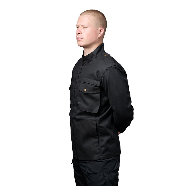 Куртка тактична зносостійка полегшена для силових структур М65 R2D2 чорна 56-58/170-176 (OPT-15001) - зображення 2