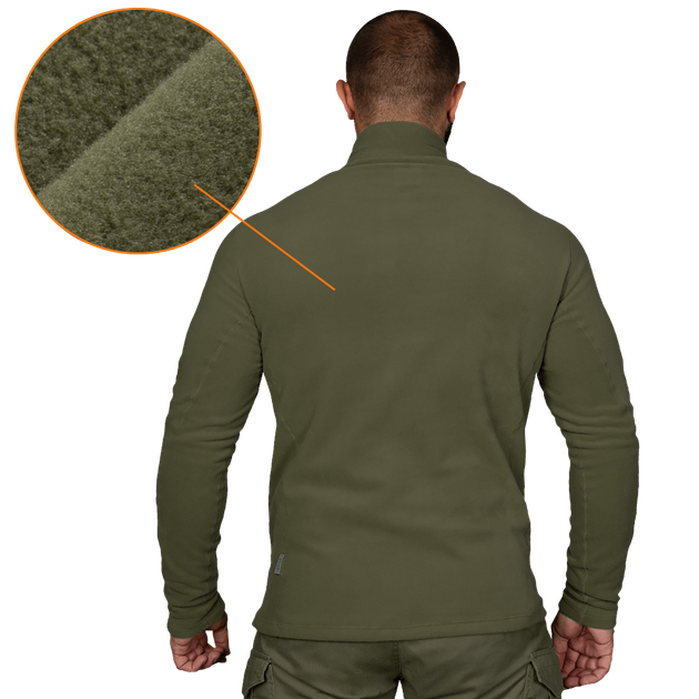 Кофта флісова Camotec Hawk Оливковий 4XL (7291-XXXXL) - изображение 2