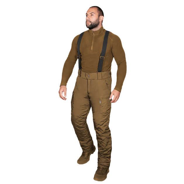 Штаны тактические зимние утепленные мужские брюки для силовых структур Patrol Taslan Койот (7356), L (OPT-36701) - изображение 2