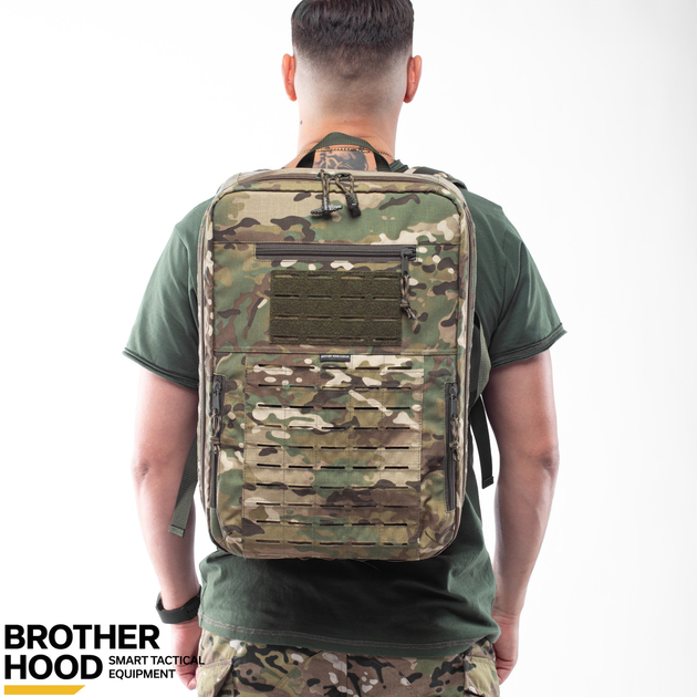 Рюкзак для дронов защитный тактический универсальный для силовых структур Brotherhood M 16л (OPT-39001) - изображение 1