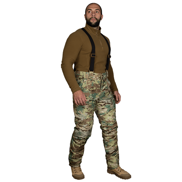 Штаны тактические зимние утепленные мужские брюки для силовых структур Patrol Мультикам (7358), XXL (OPT-36701) - изображение 2