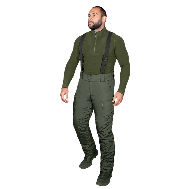 Штаны тактические зимние утепленные мужские брюки для силовых структур Patrol Taslan Олива (7355), XXXL (OPT-36701) - изображение 2