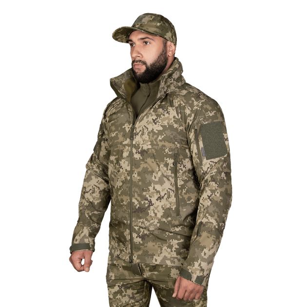 Куртка тактическая демисезонная мужская для силовых структур Phantom System Пиксель (7290), L (OPT-39331) - изображение 2