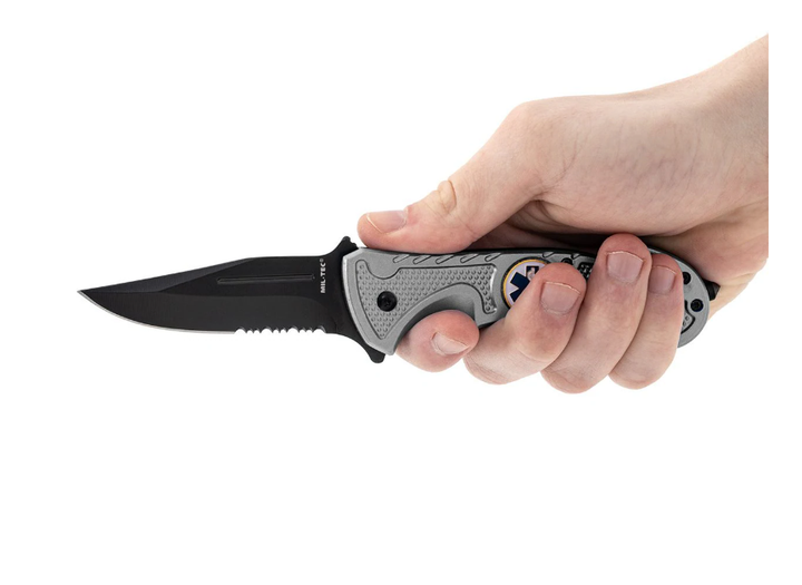 Спасательный Складной Нож Mil-Tec Rescue Silver 15323018 - изображение 2