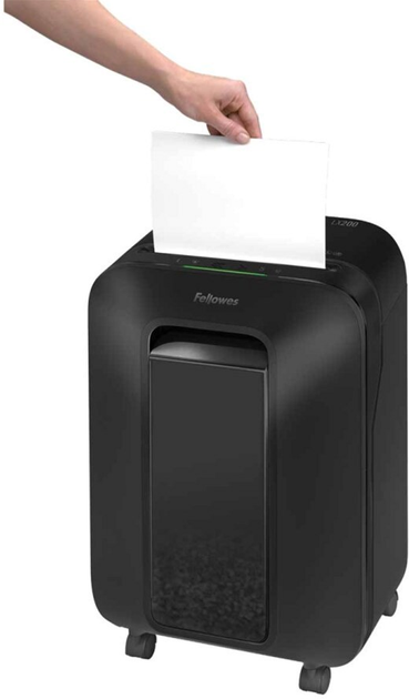 Niszczarka Fellowes LX200 Mini-Cut Black (5502201) - obraz 8