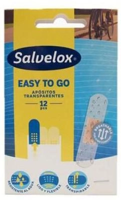Пластирі від мозолів Salvelox Easy to Go Apositos Transparentes 7 x 2 см 12 шт (7310610014704) - зображення 1