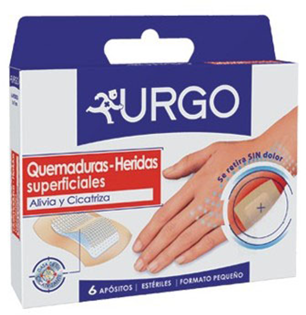 Медицинские пластыри Urgo Quemaduras Y Heridas Superficiales 7.6 x 10.1 см 6 шт (8470001672018) - изображение 1